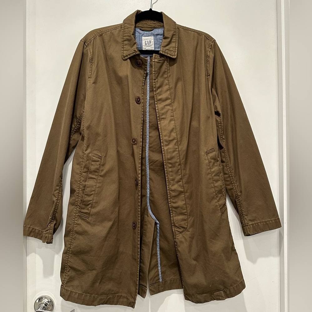 GAP Men’s Cotton Mid-length Chore Jacket
